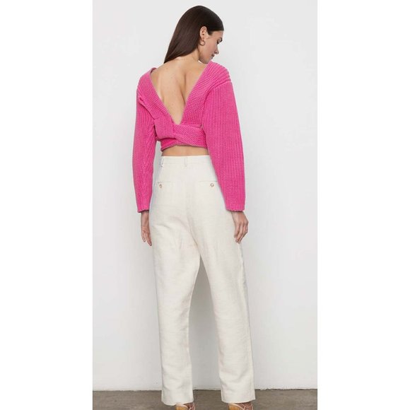 ATOIR Perfect Game Knit Sweater in Rouge Pink - Size Small - Picture 2 of 9